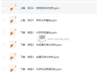 2025年高三二轮总复习化学考前回归资料