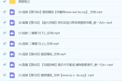 2024高三高考生物 谢一凡 二轮精讲A+春季班（更新中）