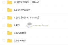 陈潭飞初三化学中考培训班（秋上·全国版·A+）