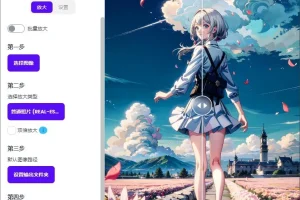 开源AI图像放大增强工具 Upscayl 绿色汉化版