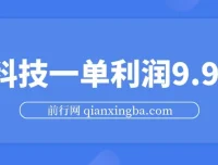 黑科技赚钱玩法：一单利润9.9元项目介绍