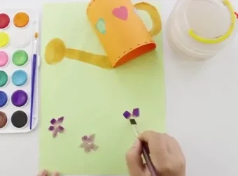 儿童创意水彩绘本课16节：3 – 8岁快乐学绘画