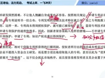 王小晨申论高分速成课：11节视频+配套讲义与模板