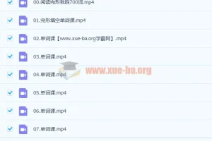 付炫屿《10小时突破高考单词》课程
