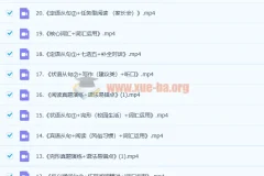 王凯皎2018秋初三中考英语尖端培优4班21讲课程（含笔记）