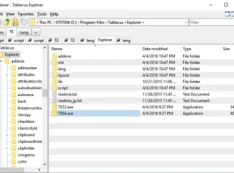 Tablacus Explorer：标签式文件管理器