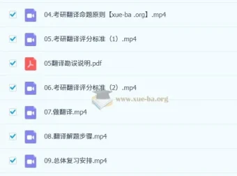 2020考研英语一强化翻译：唐静名师讲座