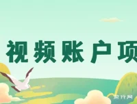 中视频账户项目教程