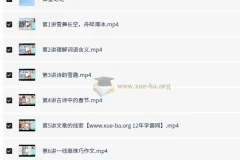 吴月光小学语文4年级寒假课程