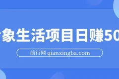 粉象生活项目：日赚500攻略