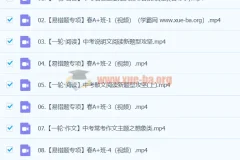 杨荷2024初三中考语文A+寒假班（春上）课程