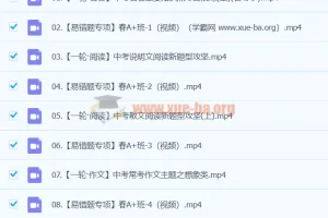 杨荷2024初三中考语文A+寒假班（春上）课程