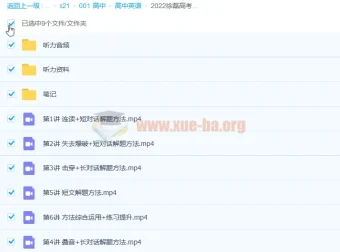 徐磊英语高考听力专题课（2022）