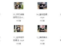 实体行业拍摄剪辑线上课程：助力商家短视频宣传