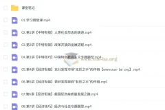 周峤燏2026高一政治一轮暑假班课程（更新中）