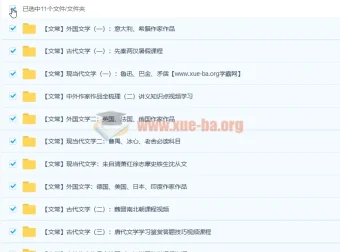 达吾力江文学常识专题课11讲（附讲义）