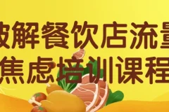 破解餐饮店流量焦虑培训课程：提升流量与竞争力
