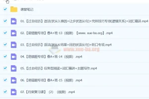 2024 A+寒春班 初二英语培优课程（王凯皎）持续更新