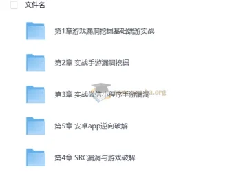 游戏漏洞挖掘实战教程：端游、页游、手游逆向全解析