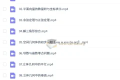 付力 2026 高一数学 二轮寒假班 系统提升课程