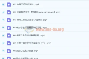 李琪2020年初二数学秋季班（北师大版）系统课程