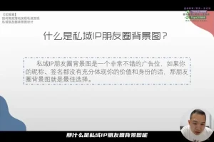 李润私域变现：从0到1搭建商业闭环实战课