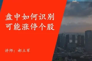 郝立军量化首板实战营：捕捉行情热点，构建短线量化策略模型