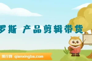 俄罗斯产品剪辑带货：普通人零基础不露脸实战教程