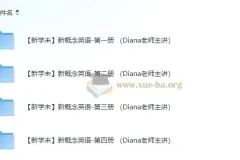 新学未·Diana老师主讲《新概念英语》第1-4册全套视频课程