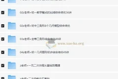 老Z讲数学：初中数学专项提升课程合集