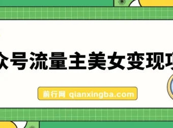 公众号流量主美女变现项目，10天实操收益600+，AI辅助轻松上手
