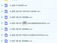 朝鲜阳高二物理A+秋季班（2024-2025学年）系统课程
