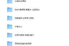 B站精选充电视频5部合集：创业思维、佛学智慧、军事分析、人文纪实与历史解读