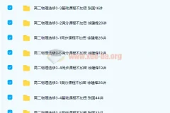 高二物理选修3-1至3-5基础同步满分课程313讲