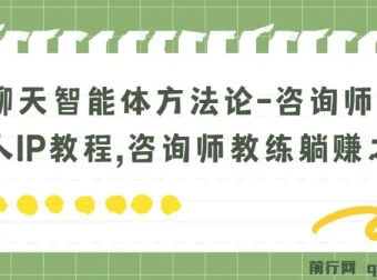 聊天智能体方法论：咨询师与教师个人IP打造指南，实现高效变现