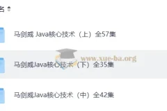 马剑威 Java核心技术教程（上中下全134集）