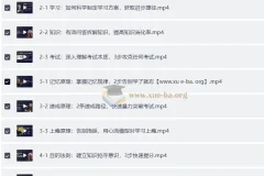 核聚北大高效学习术：学霸私藏的思维与技巧系统课