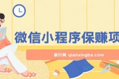 腾讯官方微信小程序项目，软件自动运营，稳定收益，时间自由，永久售后，日入100-500+