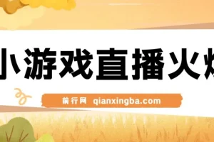 视频号小游戏直播新玩法，零基础也能轻松上手，日入500+实操指南