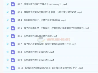 孩子超强专注力训练课：10节系统课程，科学提升学习注意力