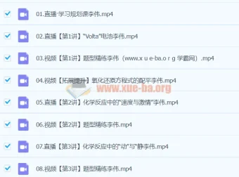 2024高一化学寒假提升课程 李伟主讲