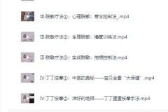 吴么西两性教程：男性持久训练课程视频合集