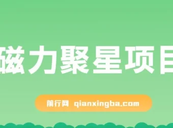 磁力聚星无人直播项目教程，24小时自动变现，支持矩阵操作