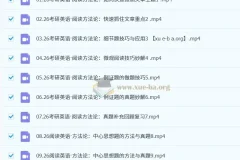 唐迟2026考研英语阅读思维构建课（‘18封神版’升级版）系统精讲