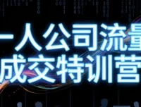 郭拽拽一人公司流量成交特训营：4天打通个人商业变现闭环