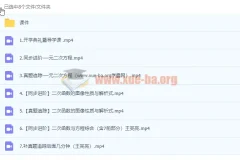 2023初三数学秋季系统课 王亮亮 猿辅导同步进阶
