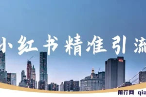 小红书精准引流实操教程，聚焦减肥、祛痘、创业粉，单人日引100+用户