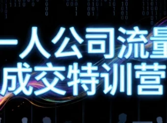 郭拽拽一人公司流量成交特训营：4天打通个人商业变现闭环