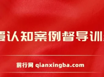 颠覆认知案例督导训练营：深度心理剖析与实战案例解析