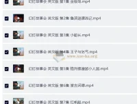 少儿文学启蒙动画《幻灯故事会》中英双版合集，经典名著轻松入门